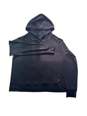 Kit and Ace Black Technical Pullover Hoodie | Small | Stretch Kangaroo Pocket